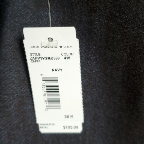 John Varvatos USA Sportcoat in Blue "Zappa" - Picture 5 of 5